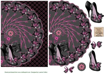 Night Out Fan Card Topper