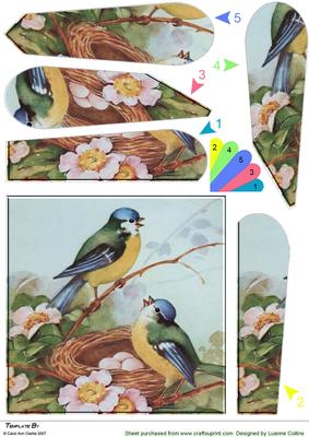 Birdsong Fan Pyramage Topper