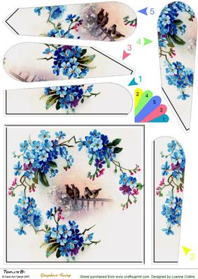 Birds on the Fence Fan Pyramage Topper