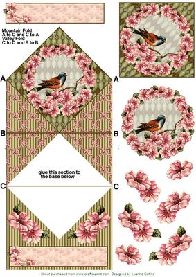 Bird on a Limb Diamond Top Card
