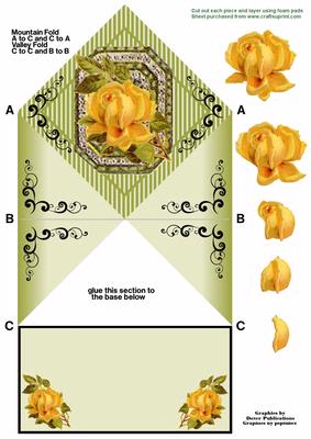 Yellow Rose Diamond Top