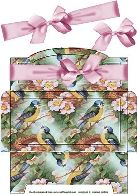 Birdsong Money Gift Envy Pink Bow