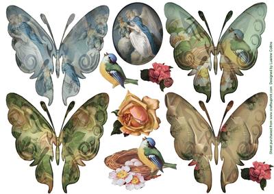 Butterfly Vintage Embellishments