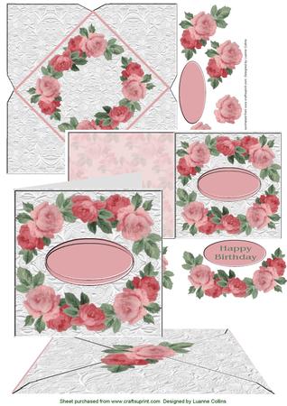 Lacey Roses Card Enclosure Seal Set