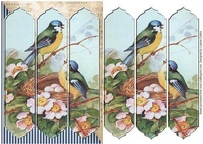 Birdsong Tri-panel Card