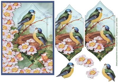 Vintage Birdsong Card Topper