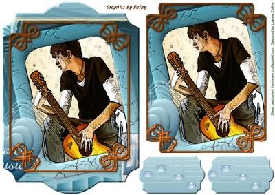 Sweet Music Frame Cardtopper