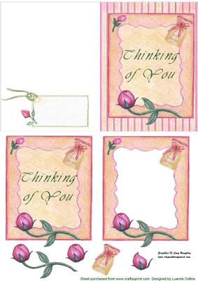 Rose Sachet Card