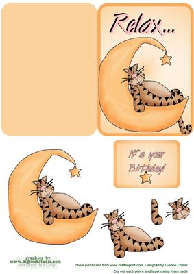 Meow Birthday Card