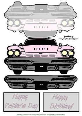 Classic Car Card