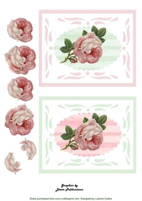 Cottage Rose Card Front