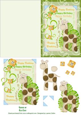 Jungle Birthday Card