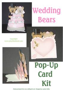 Wedding Bear Pop-up Card