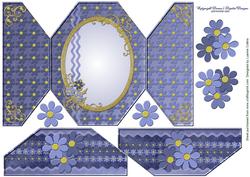 Forget Me Not Gate Fold Card