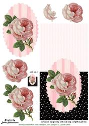 Cottage Rose Over the Top Card
