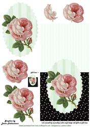 Cottage Rose 2 Over the Top Card