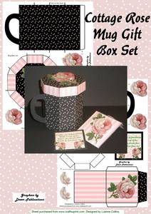 Cottage Rose Mug Gift Box Set