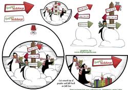Candy Cane Lane Wobble Over the Top Card