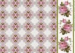 Vintage Rose Border Sheet