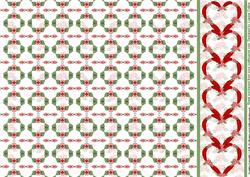 Hearts Entwined Border Sheet