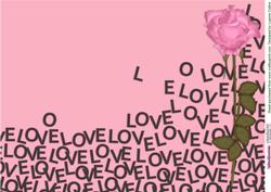 Rose Love Border Sheet