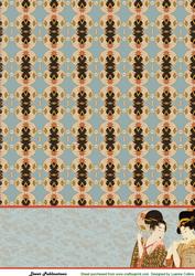 Oriental Fan Border Sheet 1