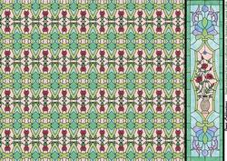 Stained Glass Border Sheet 1