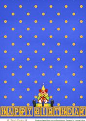 Birthday Clown Border Sheet