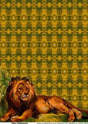 King Lion Border Sheet