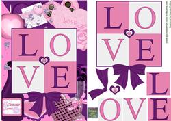 Love Blocks Card Front