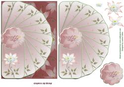 Decorate My Life Fan Card Topper