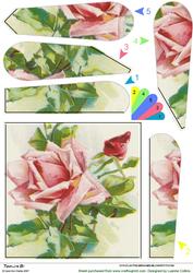 Time of Roses Fan Pyramage Topper