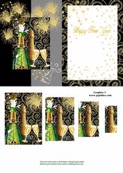 New Years Foldback Card
