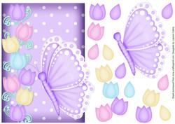 Butterfly Tulip Lavender
