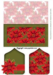 Poinsettia Card and Tag Set