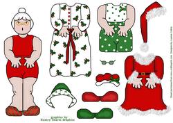 Dress-up Mrs. Claus