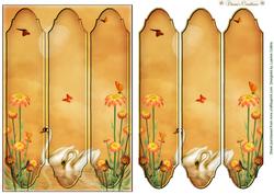 Swansong Tri-panel Card Topper