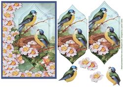 Vintage Birdsong Card Topper