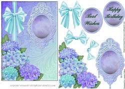 Lilac Bow Card Front