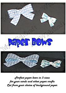 Paper Bows Cuts