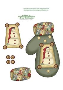 Prim Mitten Print And Cut
