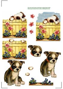 Shy Pup Print And Cut