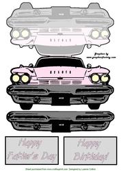Classic Car Card