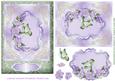 Purple Butterfly Bouquet Card Front