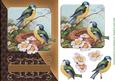 Birdsong Brown Diagonal Card Topper