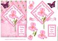Pink Birthday Iris Card Topper