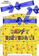 Blue Bow Birthday Money Gift Envy