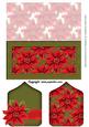 Poinsettia Card and Tag Set