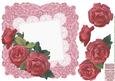 Dusty Pink Battenburg Roses Card Front