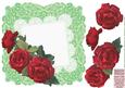 Red Battenburg Roses Card Front
